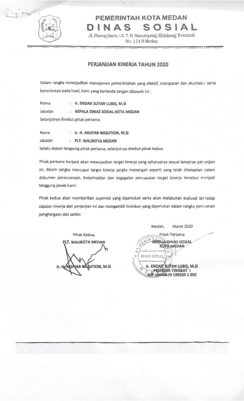 PERJANJIAN KINERJA Indonesia Inklusi